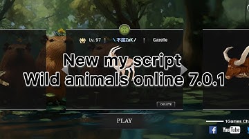 【 link Script】Wild animals online 7.0.1 New script