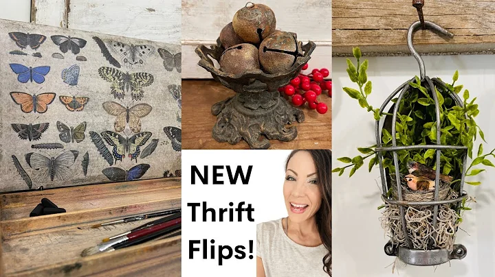 Thrift Flips for Profit | Winter and Spring Decor | Trash to Treasure DIY Decor | How to Rust Metal