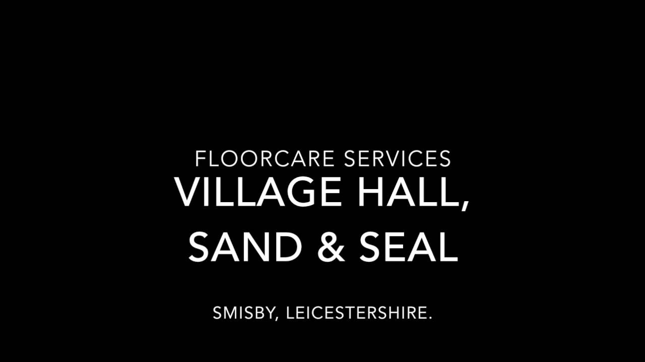 Pine Floor Village Hall Sanding and Sealing by Floorcare Services