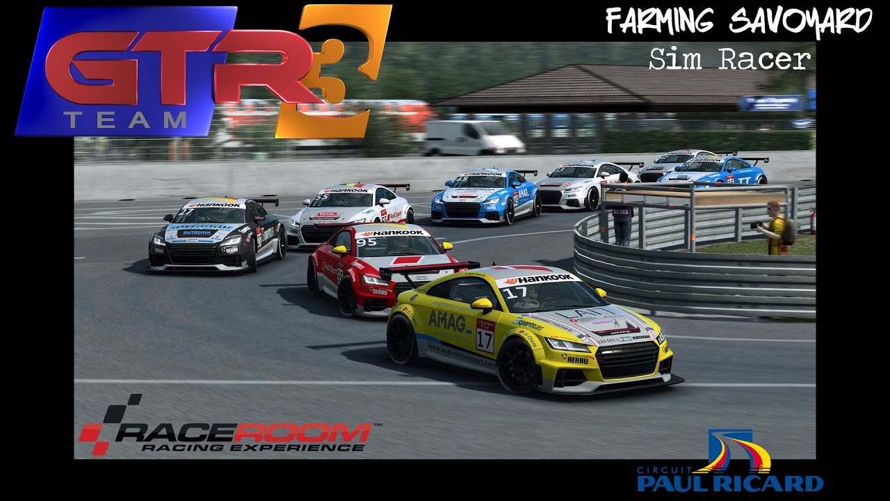 [R3E] Course Online Team GTR3 AUDI TTCup 2016 (PAUL RICARD) - YouTube