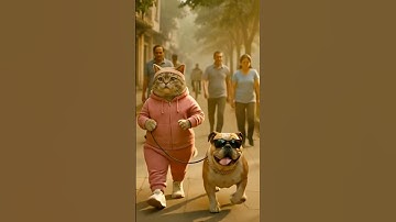 #youtube #funny #gemini #ai #chatgpt  ai cat and dog animation video