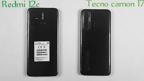 Xiomi Redmi 12c 6GB vs Tecno Camon 17 Ram 6GB | Speed Test & Comparison