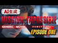 【ミッション：インポッシブル】AI生成【ジェネリックムービー】オリジナルストーリ：EPISODE ONE