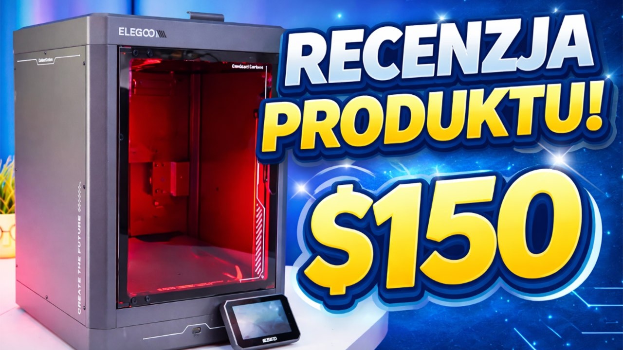 Wydajna drukarka 3D z kamerą i zamkniętą komorą — Elegoo Centauri Carbon | AliExpress