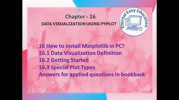 TN +2 Chapter-16 Data visualization using pyplot(line chart, pie chart, bar chart)