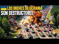 Drones ucranianos emboscan y destruyen uno a uno un enorme convoy militar ruso
