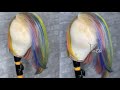 DIY🌈 QUICK & EASY RAINBOW COLORFUL WIG TUTORIAL 🎨 | MUST WATCH !!!!! FT SUPERBWIGS