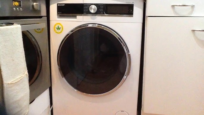 Review of Sharp ES-GFD8145W5-EN 8KG washing machine - YouTube | Frontlader