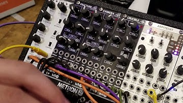 WMD Crucible cymbal synth and Axys crossfader at Superbooth 2019