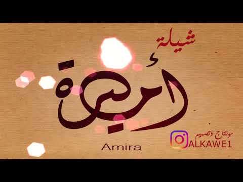 شيلة أميره  شيله بأسم اميره