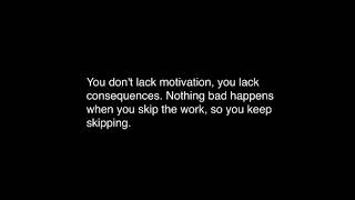 If Nothing bad happened when you skipped work would you still do it ? #shorts #motivation