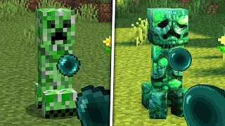 What's inside normal vs realistic mobs in Minecraft?