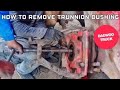 HOW TO REMOVE TRUNNION BUSHING | DAEWOO TRUCK
