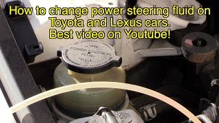 Power Steering Fluid Change QUICK and EASY