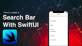 Create A Search Bar With SwiftUI || Xcode 13 || Swift 5 screenshot 1