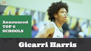 Gicarri Harris has announced his top 6 schools 👀🔥