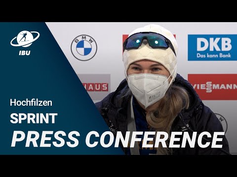 World Cup 21/22 Hochfilzen: Women Sprint Press Conference