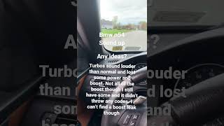 Bmw n54 335i abnormal wooshing sound when on boost.
