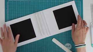 Welcome baby mini album - tutorial 2 - the cover