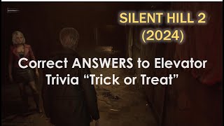 Silent Hill 2 Remake What are the Answers to the Elevator Quiz