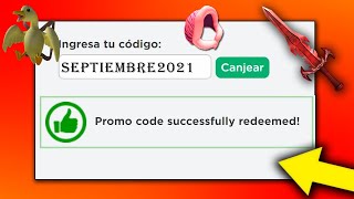 TODOS LOS NUEVOS PROMOCODES DE ROBLOX SEPTIEMBRE 2022 *FUNCIONANDO*