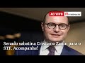 Senado sabatina Cristiano Zanin para o STF. Acompanhe!