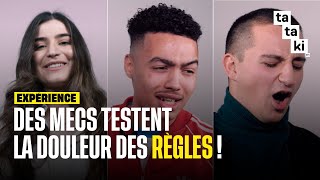 il teste le simulateur de douleurs de règles *intense* 