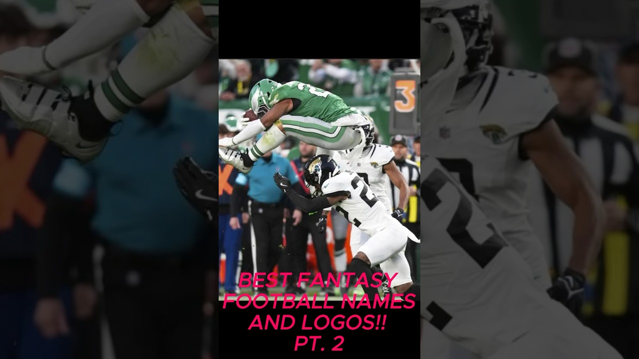 BEST FANTASY FOOTBALL TEAM NAMES AND LOGOS PT.2!!!