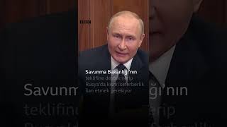 Putin Rusya'da seferberlik ilan etti