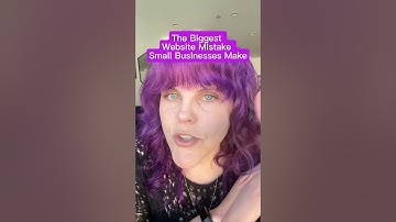 The Biggest Website Mistake Small Businesses Make 😮 #business #smallbusiness #website