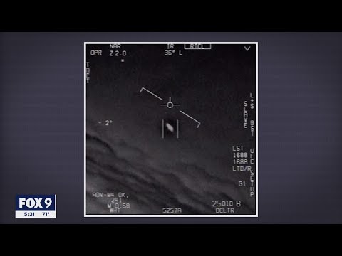 Pentagon shows declassified photos and video during UFO hearing I KMSP FOX 9