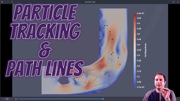 [ParaView Postprocessing 13] Fluid flow: particle tracking and path lines