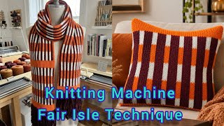 Knitting Machine Fair Isle Technique @knittingcatalogue3672