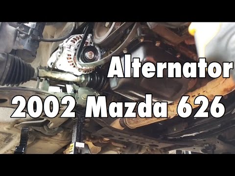 How to Replace the Alternator on a 2002 Mazda 626 2.3L
