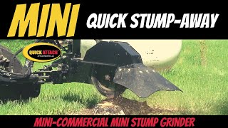 Quick Attach Mini Skid Steer Stump Grinder Attachment