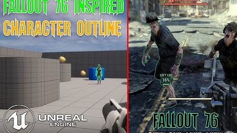 UE5 - Creating a simple post process outline for characters and objects (Fallout 76 Vats Inspired)