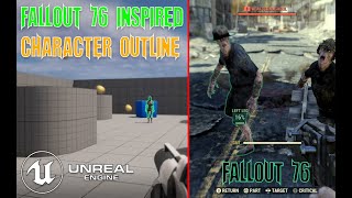 UE5 - Creating a simple post process outline for characters and objects (Fallout 76 Vats Inspired)