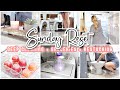 ✨🤍SUNDAY RESET ROUTINE  \\ WHOLE HOUSE CLEANING + GROCERY HAUL + RESTOCKING