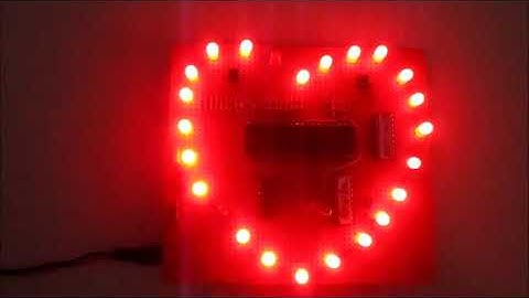 PIC16F84 and 8255A led efekt