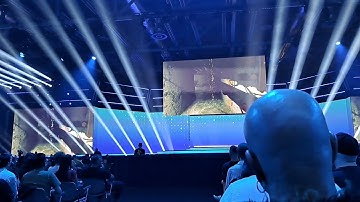 Crowd reaction to Routine (new horror game) reveal trailer @ Opening Night Live 2025 | Gamescom 2025