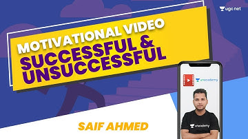 NTA UGC NET 2021 | Motivational Video Successful & Unsuccessful | by Saif Ahmad