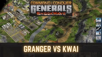 Command & Conquer Generals: ShockWave [Granger vs Kwai] Hard Skirmish