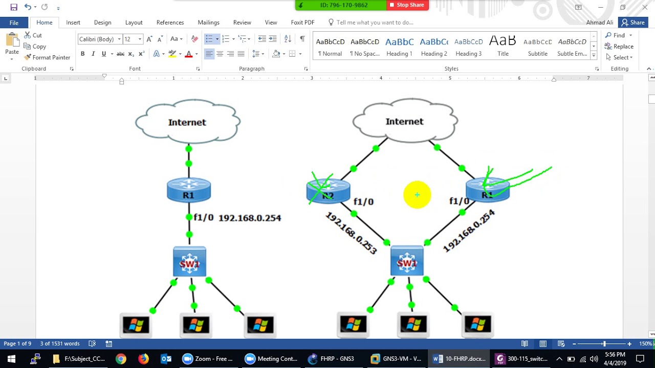 Lecture9(SW-300-115)-Configure HSRP and VRRP - YouTube