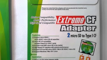 memorypack dual slot micro sd to cf adapter memory card reader