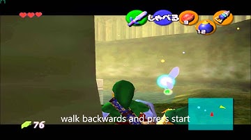 Zelda ocarina of time how to skip mido in the lost woods