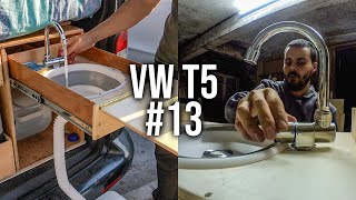 Fregadero + Lavabo en cajón MUY COMPACTO| PROYECTO VW T5 #13
