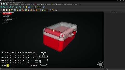 🏗 FreeCAD Assembly Workbench - FreeCAD 1 Tutorial - Box With Lid - FreeCAD Assemble Parts