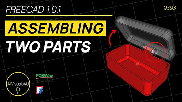 🏗 FreeCAD Assembly Workbench - FreeCAD 1 Tutorial - Box With Lid - FreeCAD Assemble Parts