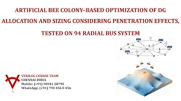 ARTIFICIAL BEE COLONY–BASED OPTIMIZATION OF DG ALLOCATION AND SIZING CONSIDERING PENETRATION EFFECTS