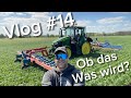Mit gps, aber ohne Verschieberahmen Hafer hacken / Vlog 14